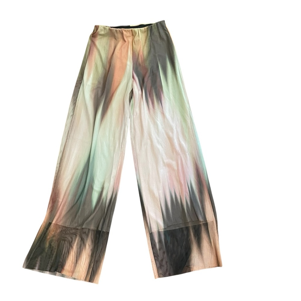 PETIT POIS Mesh Colorful Lined Classic Pull On Pants NEW WITH TAGS